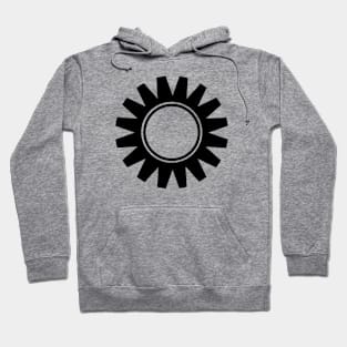 Circle Round Noir Hoodie